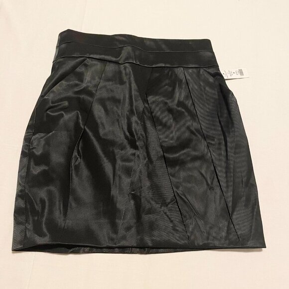 Dynamite High Waisted Shiny Twill Tulip Skirt Womens Size 7 - Picture 1 of 15